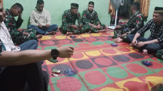 Satgas TMMD Reguler ke-119 Gelar Yasinan Di Rumah Warga