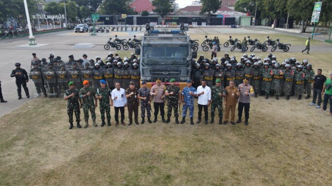 Kodim Aceh Utara Gelar Simulasi Penanggulangan Pemilu Berujung Ricuh