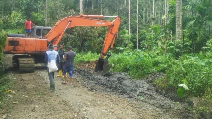 Progres Pembukaan Badan Jalan TMMD ke-119 di Pidie Capai 80 Persen