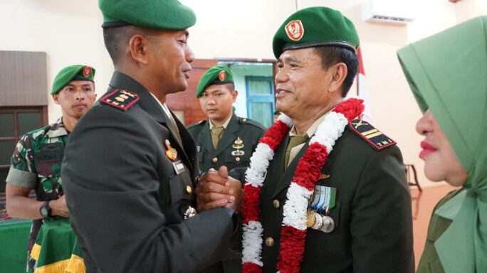 Dandim 0103/Aceh Utara Pimpin Acara Purna Tugas Dan Pelepasan Pindah Satuan Anggota
