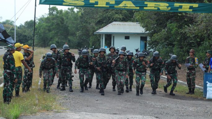 BERGEMURUH !!! BATERAI A MENDOMINASI DI SEGALA MATERI UJI SIAP JASMANI MILITER