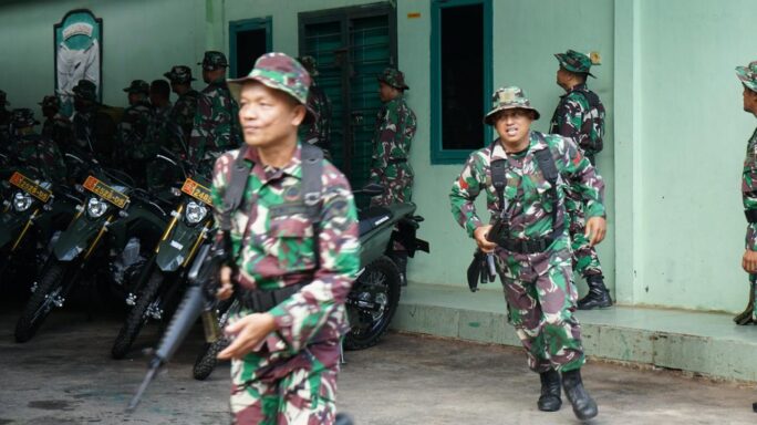 Tingkatkan Kemampuan Personel, Kodim 0103/Aceh Utara Latihkan Kesiapsiagaan Alarm Ops Stelling
