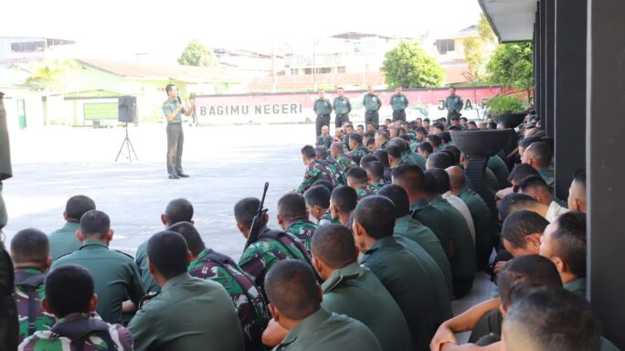 Berikan Pengarahan Kepada Personil, Ini Penekanan Dandim 0106/Ateng
