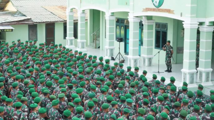 Dandim 0103/Aceh Utara Pimpin Pelepasan Cuti Bersama Hari Raya Idul Fitri 1445 H
