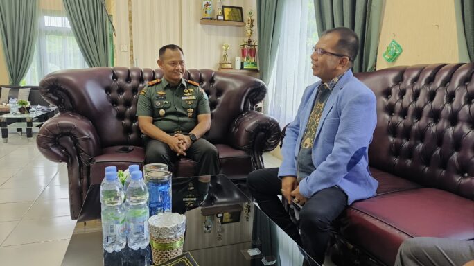Dandim 0117/Aceh Tamiang Terima Kunjungan Kepala BNNK Aceh Tamiang