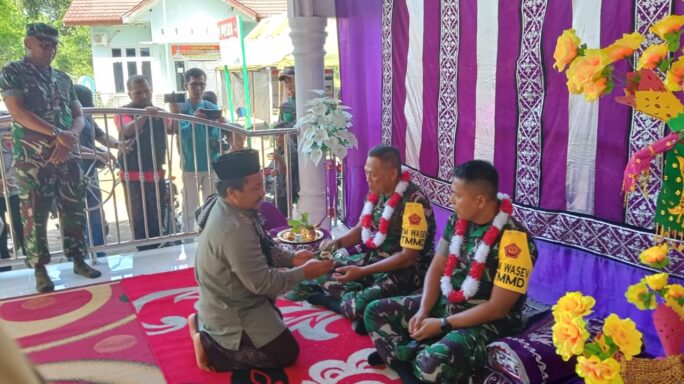 Tim Pengawas Dan Evaluasi (Wasev) Mabes TNI AD Tinjau Langsung Pelaksanaan TMMD Reguler Ke – 120 Di Wilayah Kodim 0105/Abar