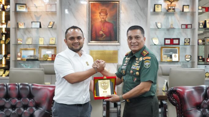 Pangdam IM menerima Audiensi dari Plt Dirut PT. PEMA
