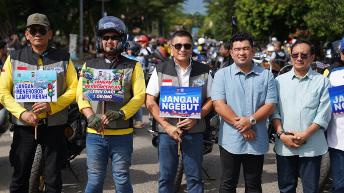 Pangdam IM Lepas Rombongan Peserta Bikers IMBI Sumatera Gathering 2024