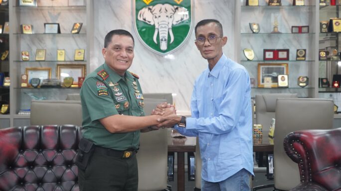 Pangdam IM Terima Audiensi Dengan Ketua Komisi Independen Pemilihan (KIP) Aceh