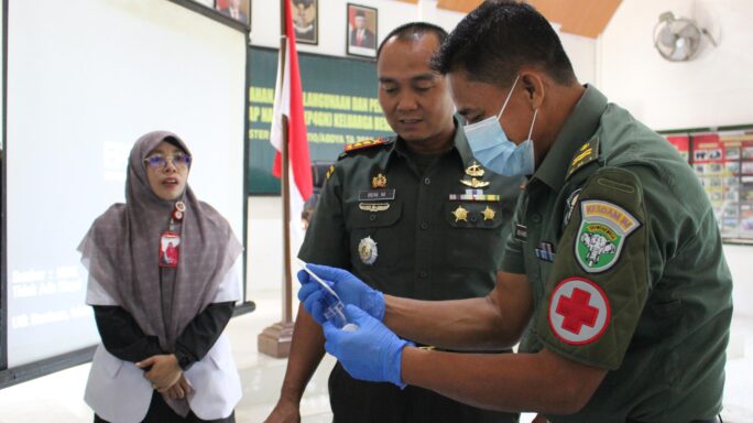 Kodim 0110/Abdya melaksanakan tes urine