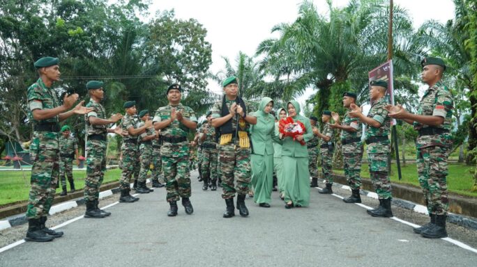 Danrem 012/TU Kunjungi Batalyon Infanteri 115/Macan Leuser