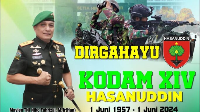 DIRGAHAYU KODAM XIV HASANUDDIN