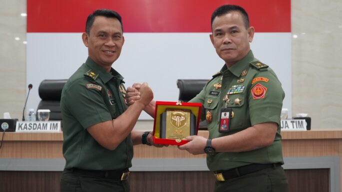 Kasdam IM beserta Tim Itjen Kemhan RI Pimpin Rapat Entry Meeting Penatausahaan Pemanfaatan Barang Milik Negara di lingkungan Kemhan RI dan TNI