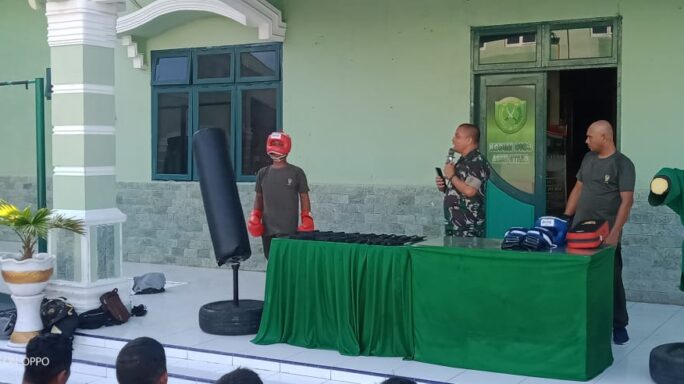 Beladiri Militer Taktis, Kodim 0103/Aceh Utara Praktekan Penggunaan Alat Peraga