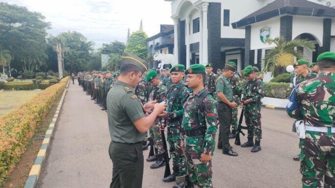 Sinteldam IM Lakukan Inspeksi Mendadak Terhadap HP Personel Kodam IM.