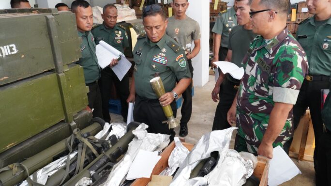 Irdam IM Cek Kesiapan Pemusnahan Muhandak Balkir dan Binter Temuan di Wilayah Kodam IM.