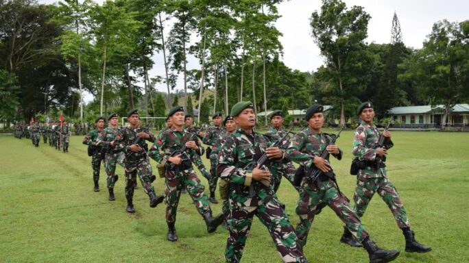 Danyonif 113/JS Pimpin Upacara Pembukaan Lomba Pembinaan Satuan (Binsat) Yonif 113/JS tahun 2024.