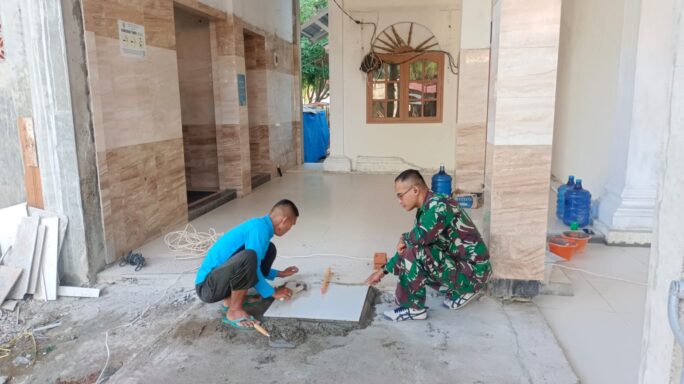 Kegiatan Kelanjutan Proses Perehapan Masjid Baiturrahim Hari Ketiga.