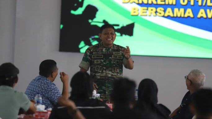 Danrem Ali Imran Tindak Tegas Anggota TNI Jajaran Lilawangsa Terlibat Judi Online