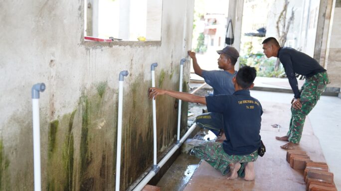Kelanjutan Proses Perehapan Masjid Jami’ Baiturrahim Ulhee Lheu Kota Banda Aceh di Hari Kelima.