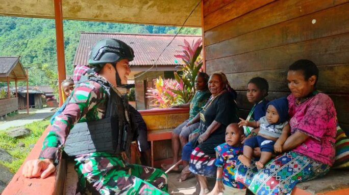 Satgas Yonif 116/Garda Samudra Jalani Komsos Rutin Dengan Warga Binaan
