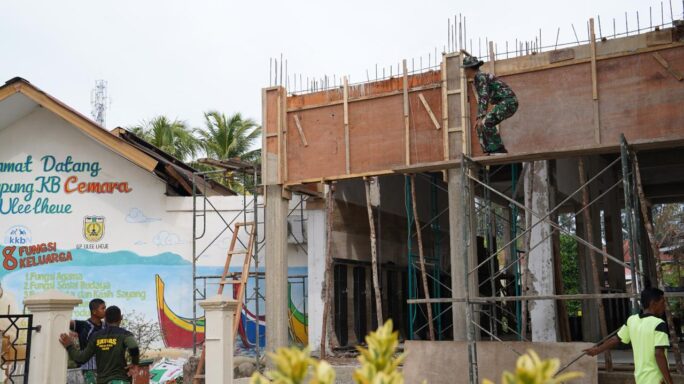 Kegiatan Kelanjutan Proses Perehapan Masjid Baiturrahim Hari Kesebelas