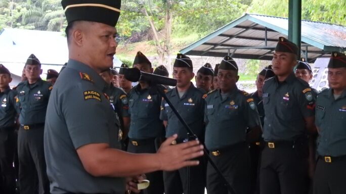 Berikan Jam Komandan, Dandim 0117/Aceh Tamiang Tekankan Hindari Judi Online