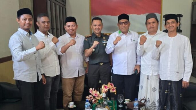 Dandim 0105/Abar Terima Kunjungan Silaturahmi PCNU Aceh Barat