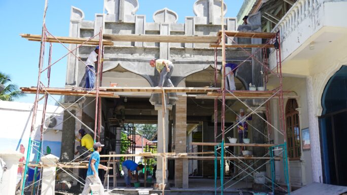 Kelanjutan Proses Rehab Masjid Baiturrahim, Hari Ke-25