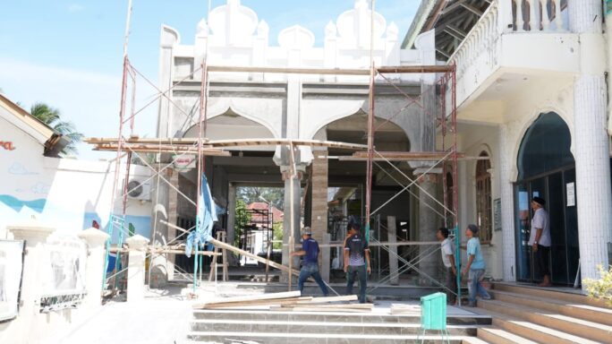 Kelanjutan Proses Rehab Masjid Baiturrahim, Hari Ke-26.