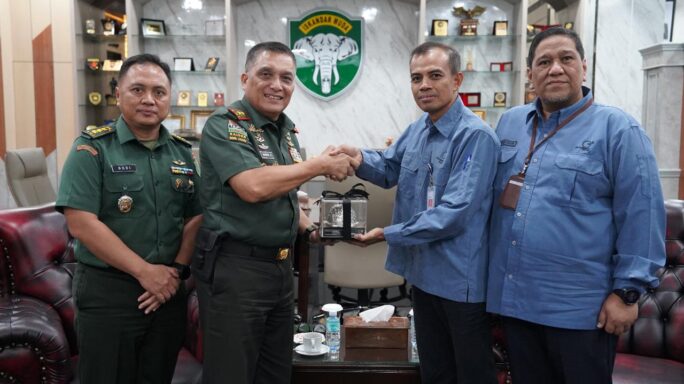 Pangdam IM Terima Audiensi General Manager PT. Medco E & P Malaka