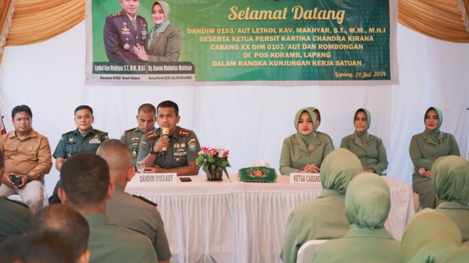 Kunjungan Kerja Di Jajaran Koramil, Dandim Tegaskan Kembali Hindari Judi Online