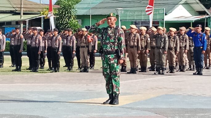 Kodim 0108/Agara Bersama BPBD Dan Pemda Agara Gelar Apel Kesiapsiagaan Bencana Tahun 2024.