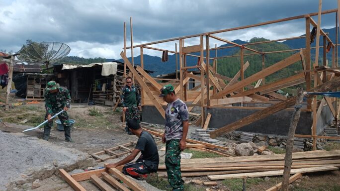 Satgas TMMD Reg 121 Terus Dikebut Rehab RTLH