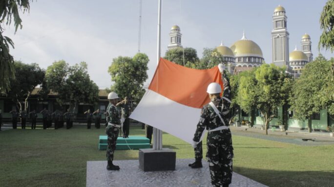 Kodim 0108/Agara Gelar Upacara Bendera Mingguan Setiap Hari Senin