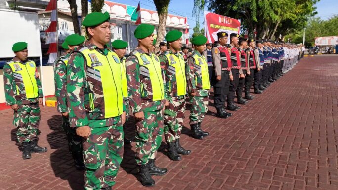 Dandim 0105/Abar Diwakili Pasi Intel Hadiri Apel Linmas Persiapan Menjelang Pilkada 2024