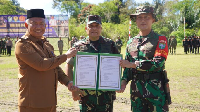 Pangdam IM Resmi Menutup TNI Manunggal Membangun Desa (TMMD) Ke-121 Kodim 0106/Ateng.