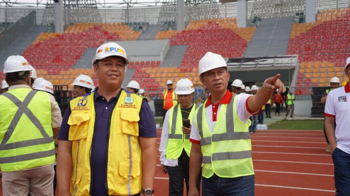 Kasdam Iskandar Muda dan Pj. Gubernur Aceh Tinjau Kesiapan Pembangunan Venue PON XXI 2024 di Kota Banda Aceh.
