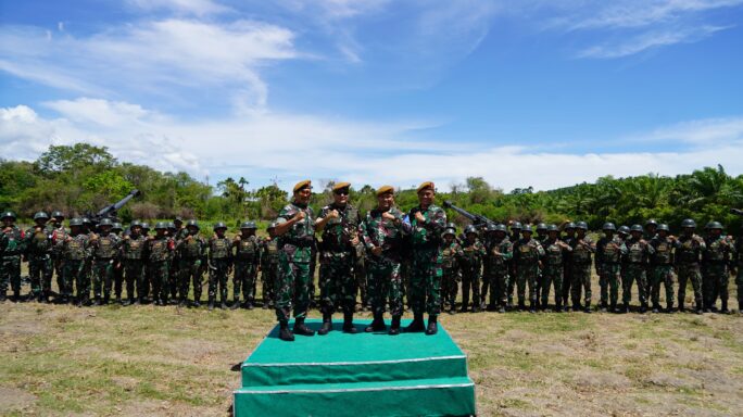 Pangdam IM Tinjau Latbakjatratnis Yonarmed 17/Rencong Cakti.