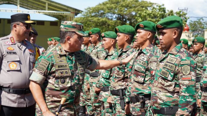 Pangdam IM Hadiri Apel Gelar Pasukan Operasi Po Meurah Seulawah 2024 Pengamanan PON XXI Aceh-Sumut.