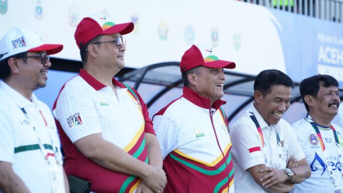 Pangdam IM Hadiri Kick-Off Sepak Bola PON XXI Aceh-Sumut di Stadion H. Dimurthala.