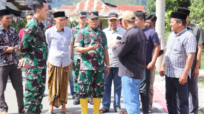 Irdam Kodam IM Kunjungi Lokasi Pompanisasi Wilayah Kodim 0106/ Aceh Tengah