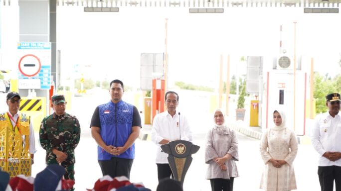 Pangdam IM Hadiri Peresmian Jalan Tol Sibanceh oleh Presiden RI.