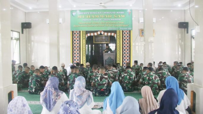 Brigif 25/Siwah Memperingati Maulid Nabi Muhammad SAW 1446 H