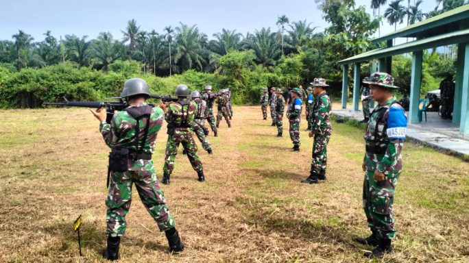 Tingkatkan Kemampuan Prajurit, Kodim 0108/Agara Gelar Latihan Menembak Semester II Tahun 2024