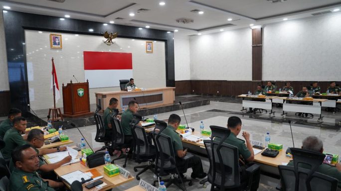 Kasdam Iskandar Muda Pimpin Sidang Pankar Jabatan Golongan V Hingga IX Tahun 2024