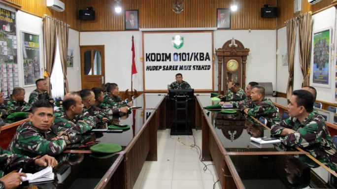 Kodim 0101/Kota Banda Aceh Siapkan Baksos dan UMKM untuk Peringati Sejumlah Hari Besar TNI AD