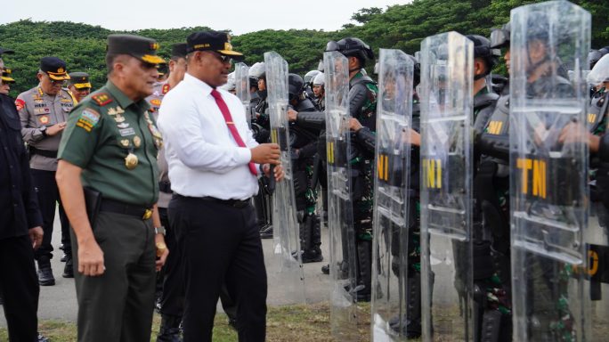 Jelang pencoblosan Pangdam IM cek kesiapan personel pengamanan di wilayah