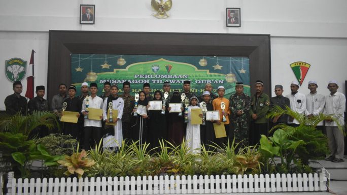 Semarak HUT TNI ke 79 Tahun 2024, Brigif 25/Siwah Selenggarakan MTQ