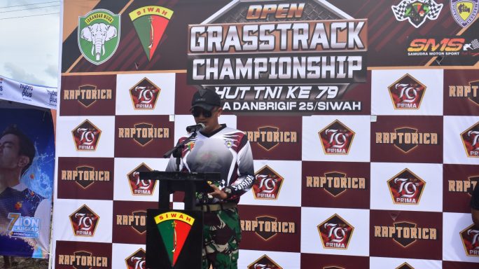 Open Grasstrack Piala Danbrigif 25/Siwah Resmi Dibuka, Ini Kelas Diperlombakan